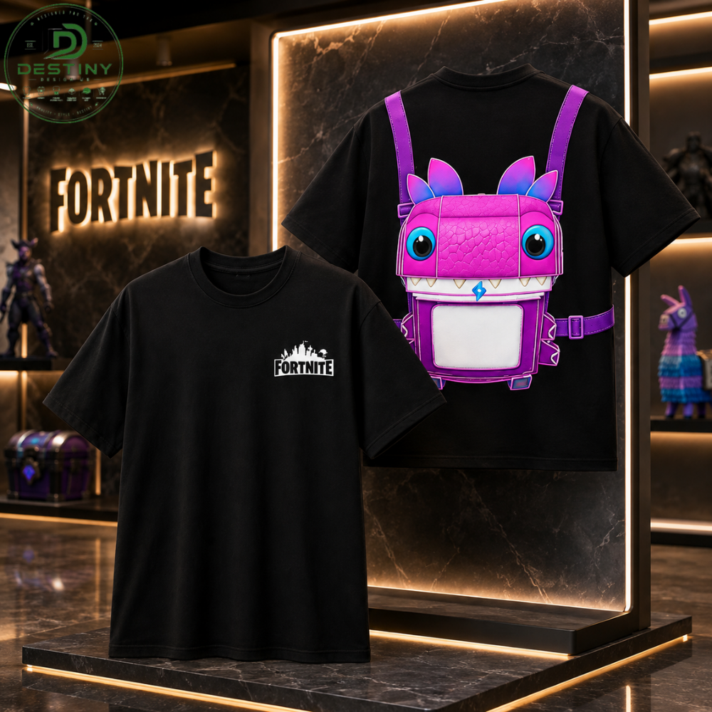 Fortnite Klombo Sprite Backpack Print Tee 2026
