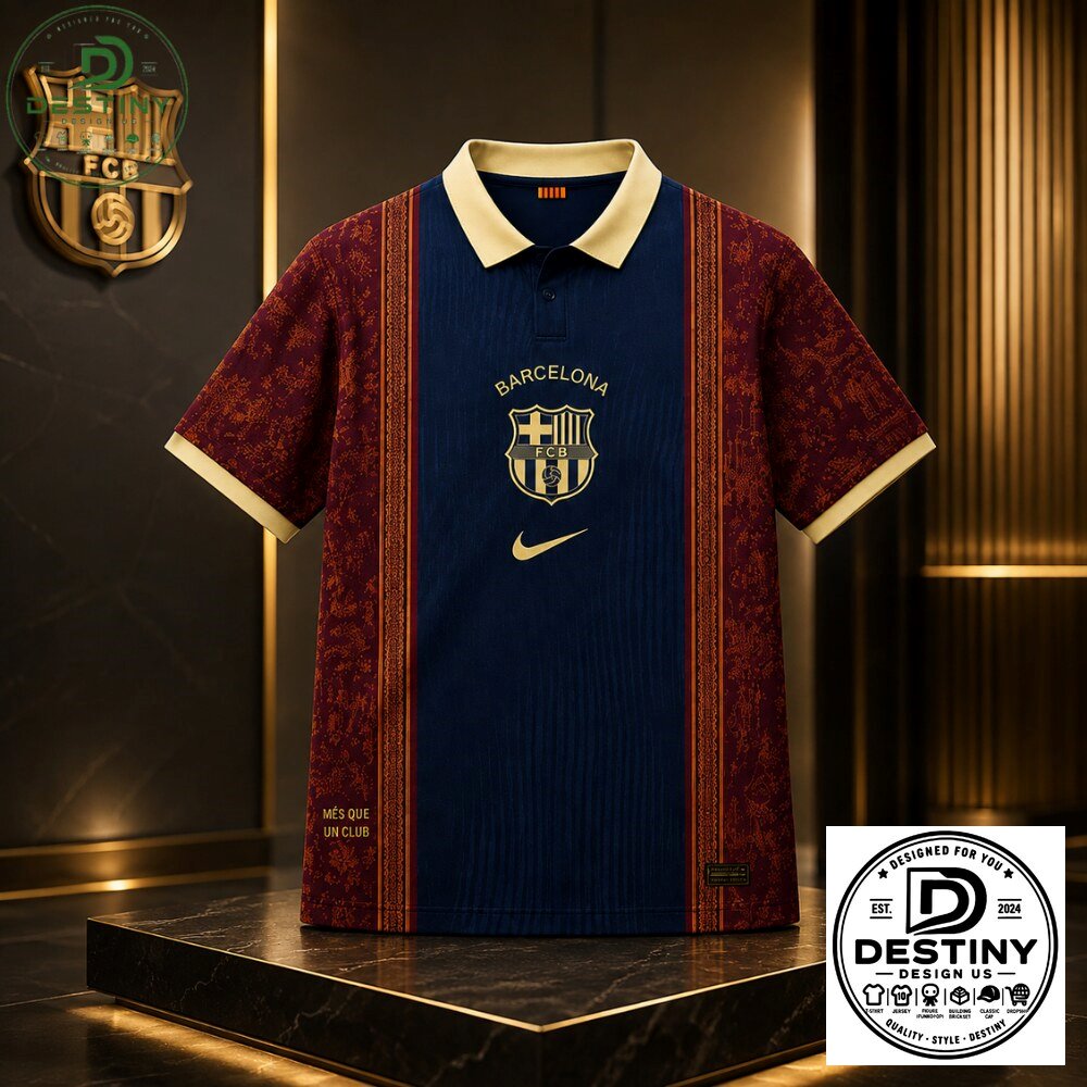 FC Barcelona x Nike x Air Dior Paris Polo Shirt 2026 FC Barcelona Nike Air Dior Paris Polo Shirt 2026 – image 2 of 3