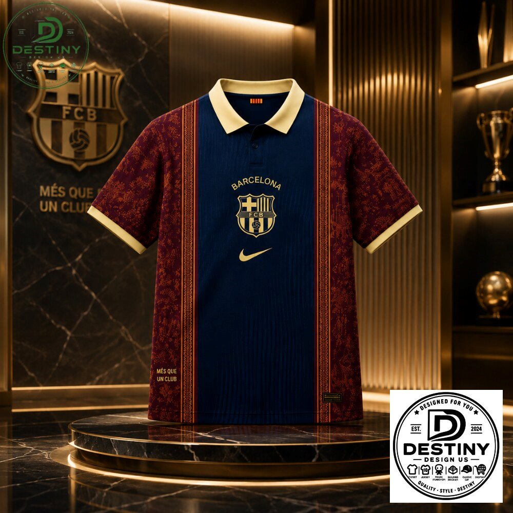 FC Barcelona x Nike x Air Dior Paris Polo Shirt 2026 FC Barcelona Nike Air Dior Paris Polo Shirt 2026 – image 3 of 3