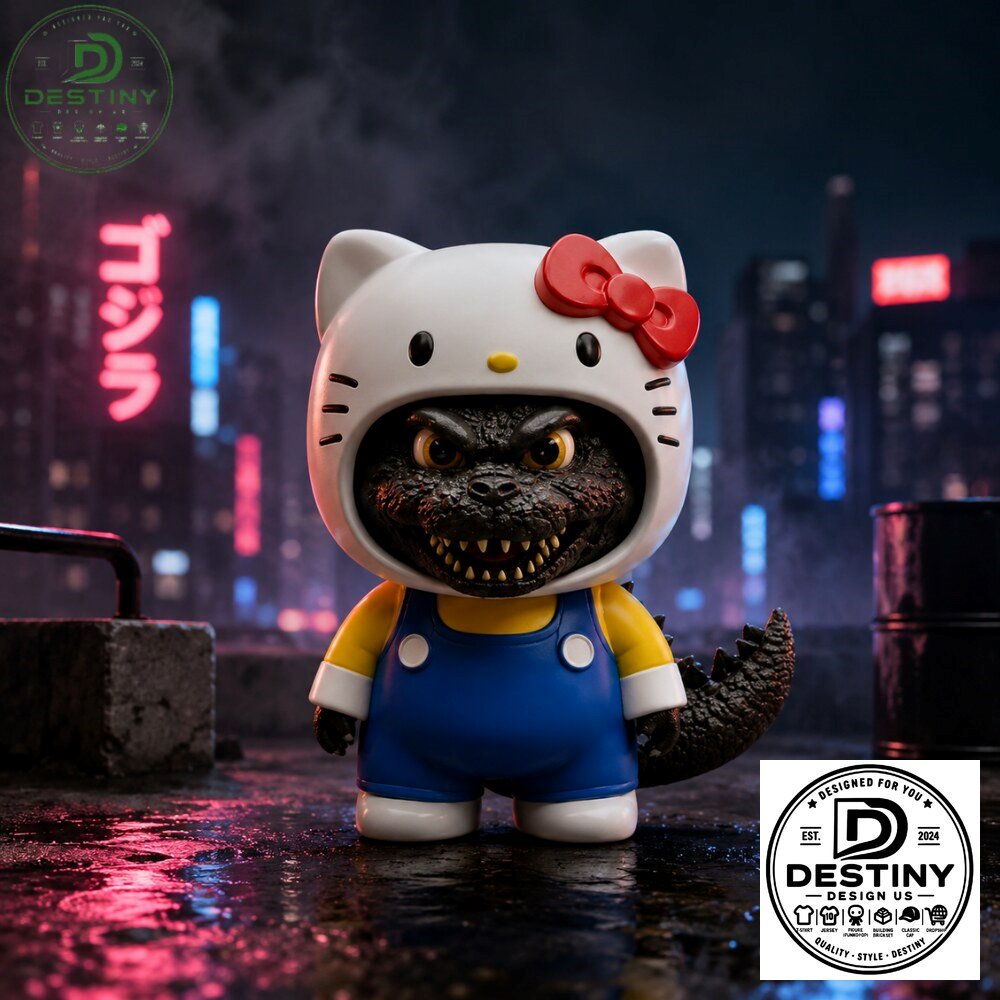 Sanrio x Godzilla Hello Kitty Crossover Vinyl Collectible Figure