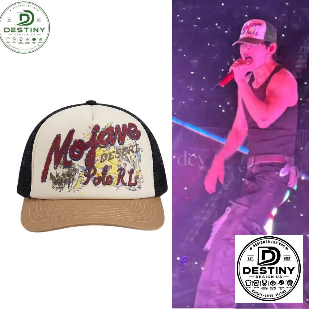 Kim Taehyung BTS Polo RL Mojave Desert Mesh Trucker Cap 2026