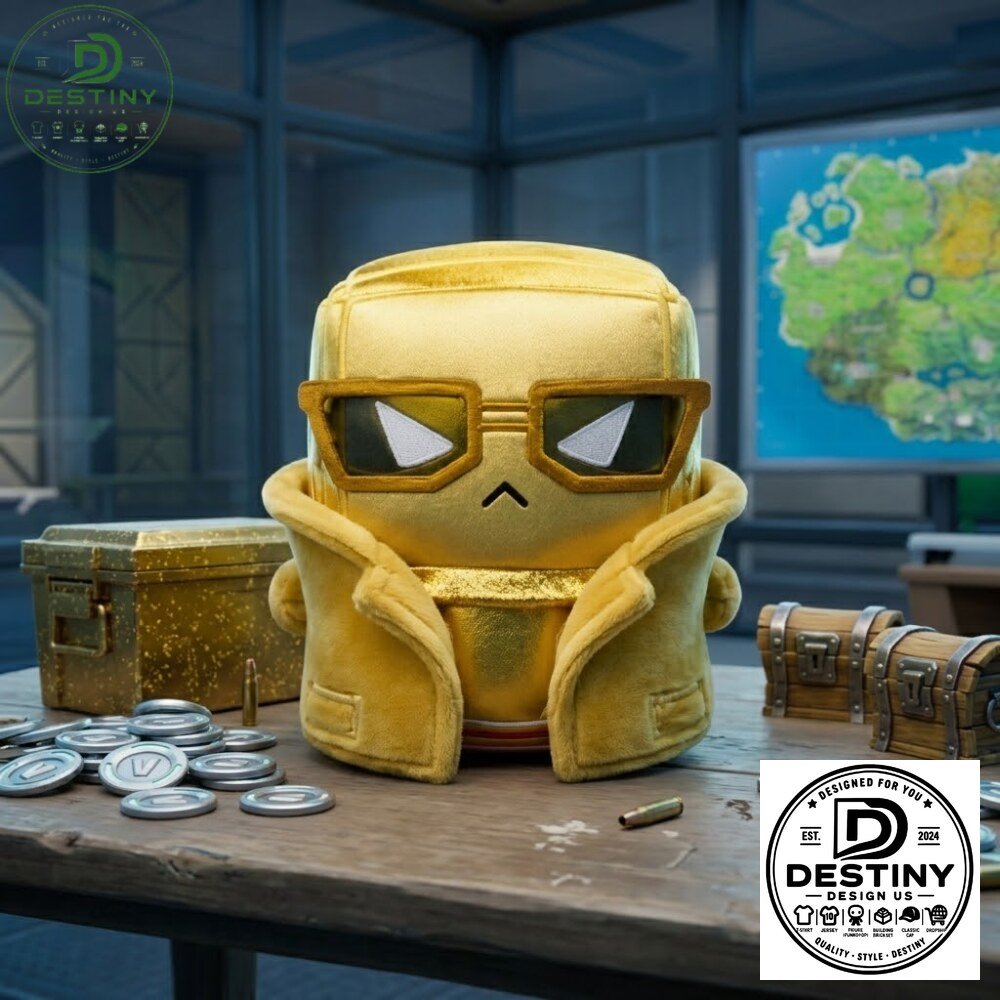 Fortnite Gold Jonesy Sprite Special Edition Plush Doll