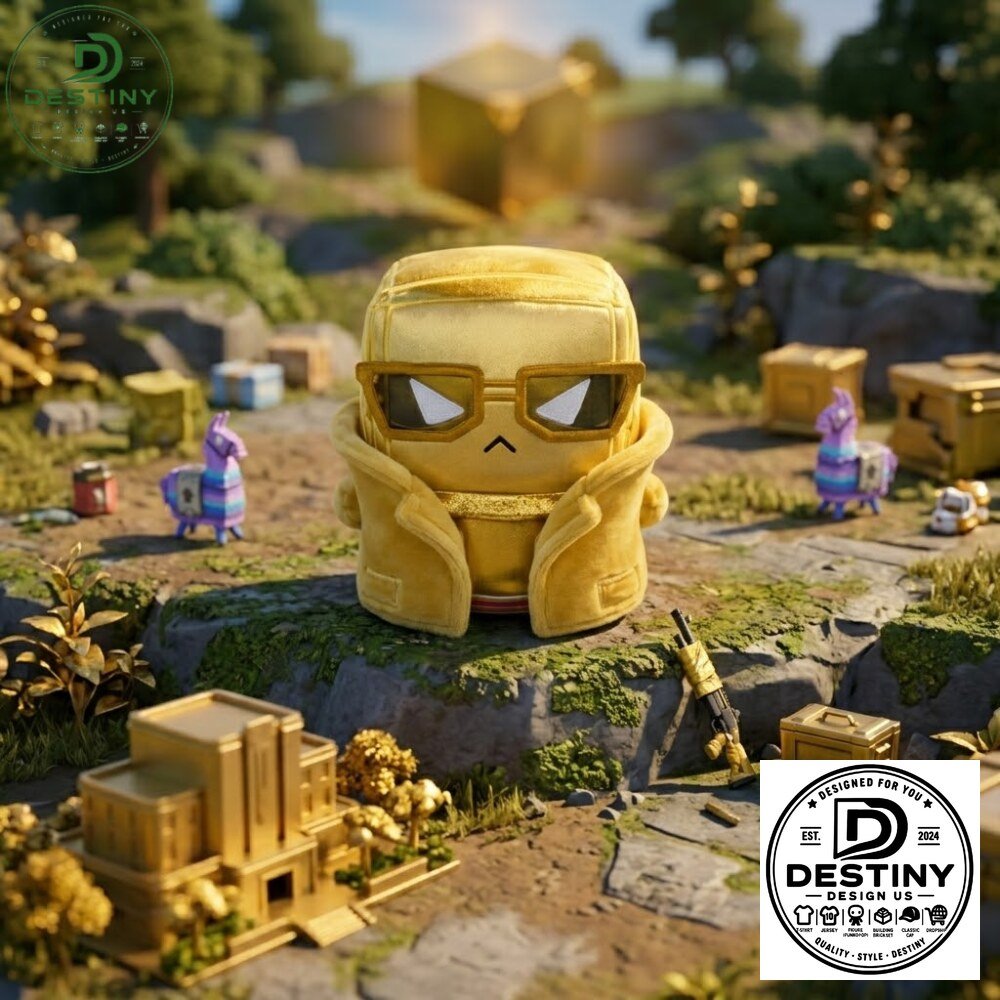 Fortnite Gold Jonesy Sprite Special Edition Plush Doll Fortnite Gold Jonesy Sprite Special Edition Plush Collectible – image 2 of 3