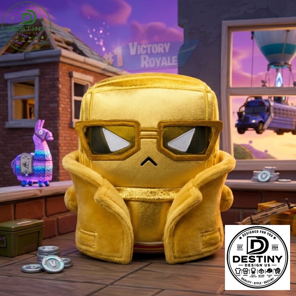 Fortnite Gold Jonesy Sprite Special Edition Plush Doll Fortnite Gold Jonesy Sprite Special Edition Plush Collectible – image 3 of 3