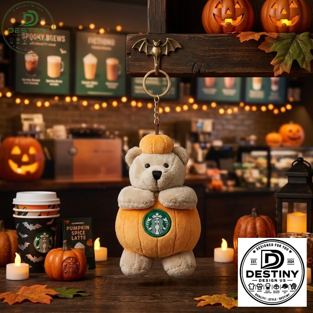 "Top 2026 Collectibles: Must-Have Keychains, Tumblers, Buckets, and Mugs" 10 Starbucks x Pumpkin Spice Season 2026 Bearista Plush Keychain