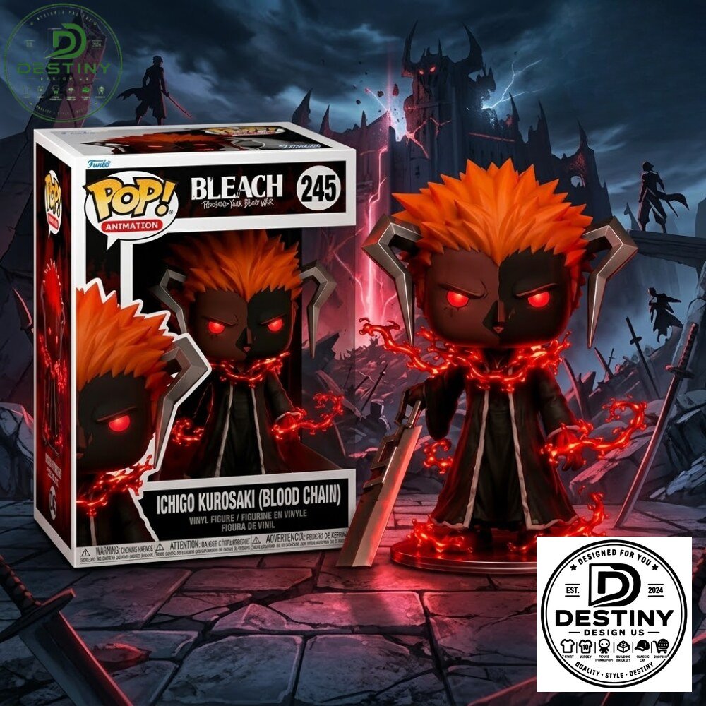 Funko Pop Special Edition Bleach Thousand Year Blood War Ichigo Kurosaki Blood Chain Figure