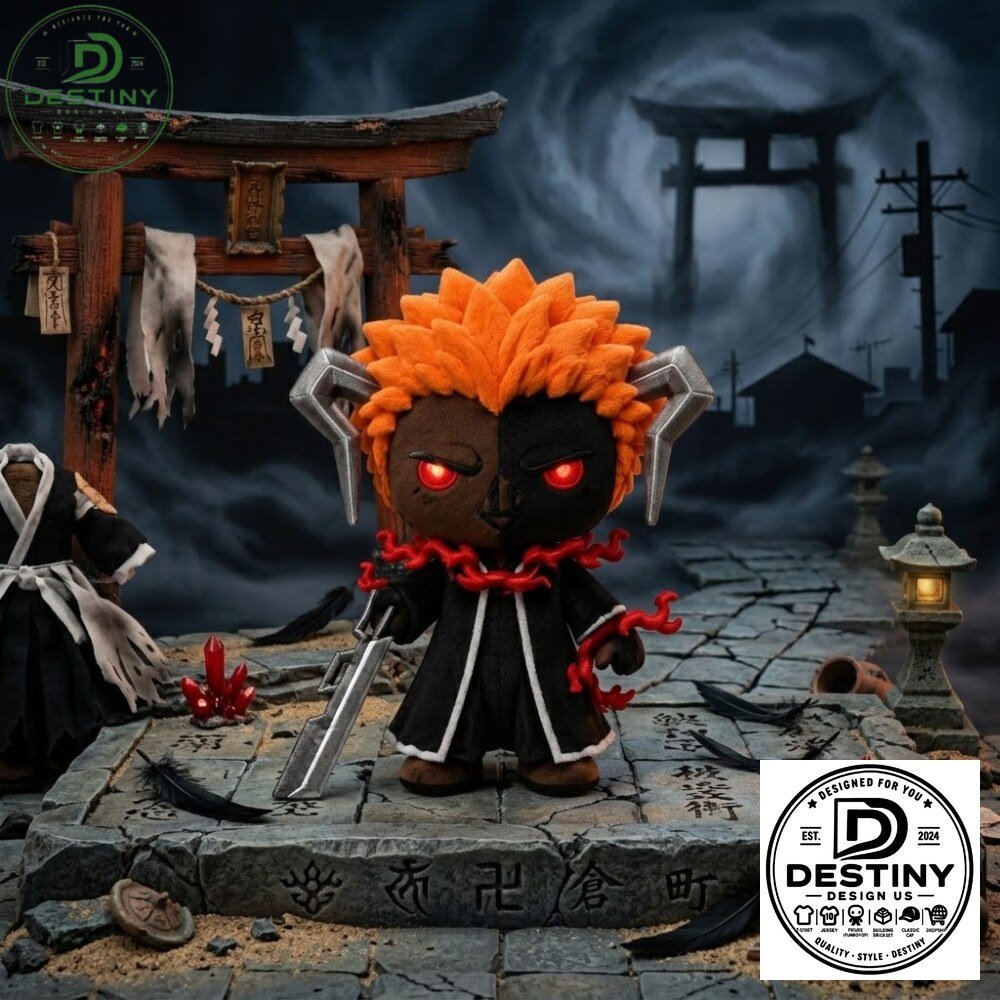 Special Edition Bleach Thousand Year Blood War Ichigo Kurosaki Blood Chain Plush Doll
