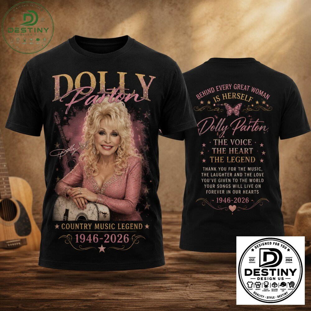 Dolly Parton 1946-2026 Memorial Shirt Country Music Legend Tee