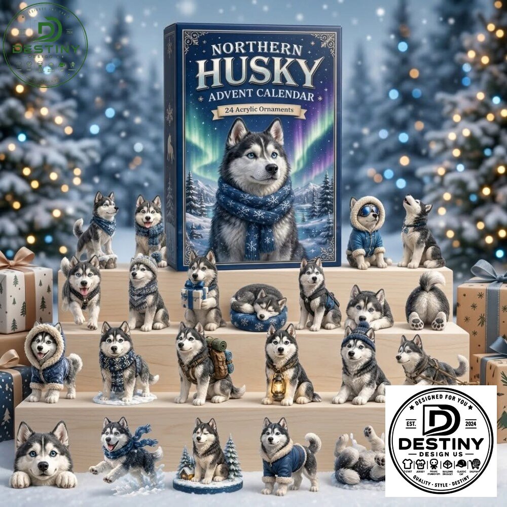 Northern Husky 24 Acrylic Ornaments Christmas Advent Calendar 2026