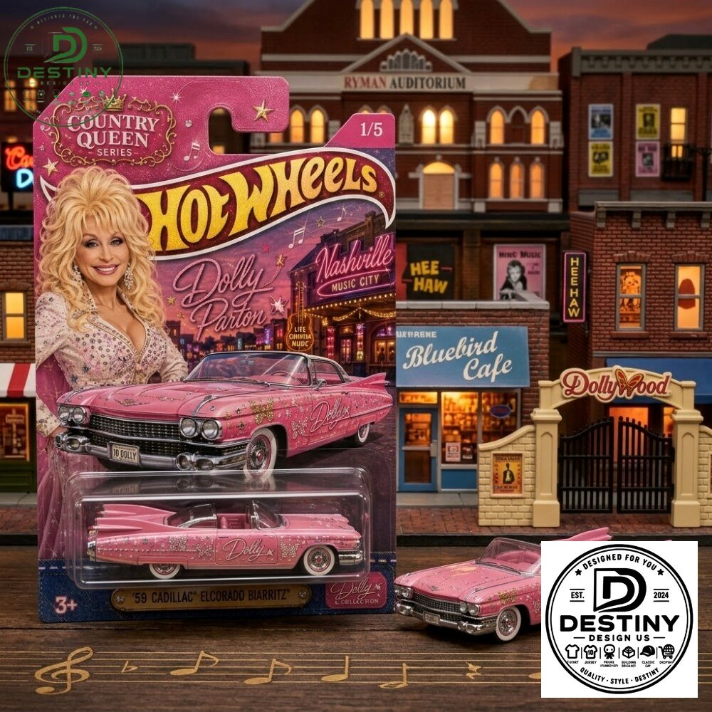 "Must-Have Hot Wheels: Dolly Parton Cadillac Eldorado & Chevy Bel Air" 37 Hot Wheels Dolly Parton Cadillac Eldorado Chevy Bel Air Special Edition