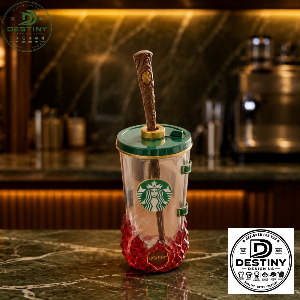 Starbucks Harry Potter Gryffindor Wand Straw Cold Cup Tumbler 2026