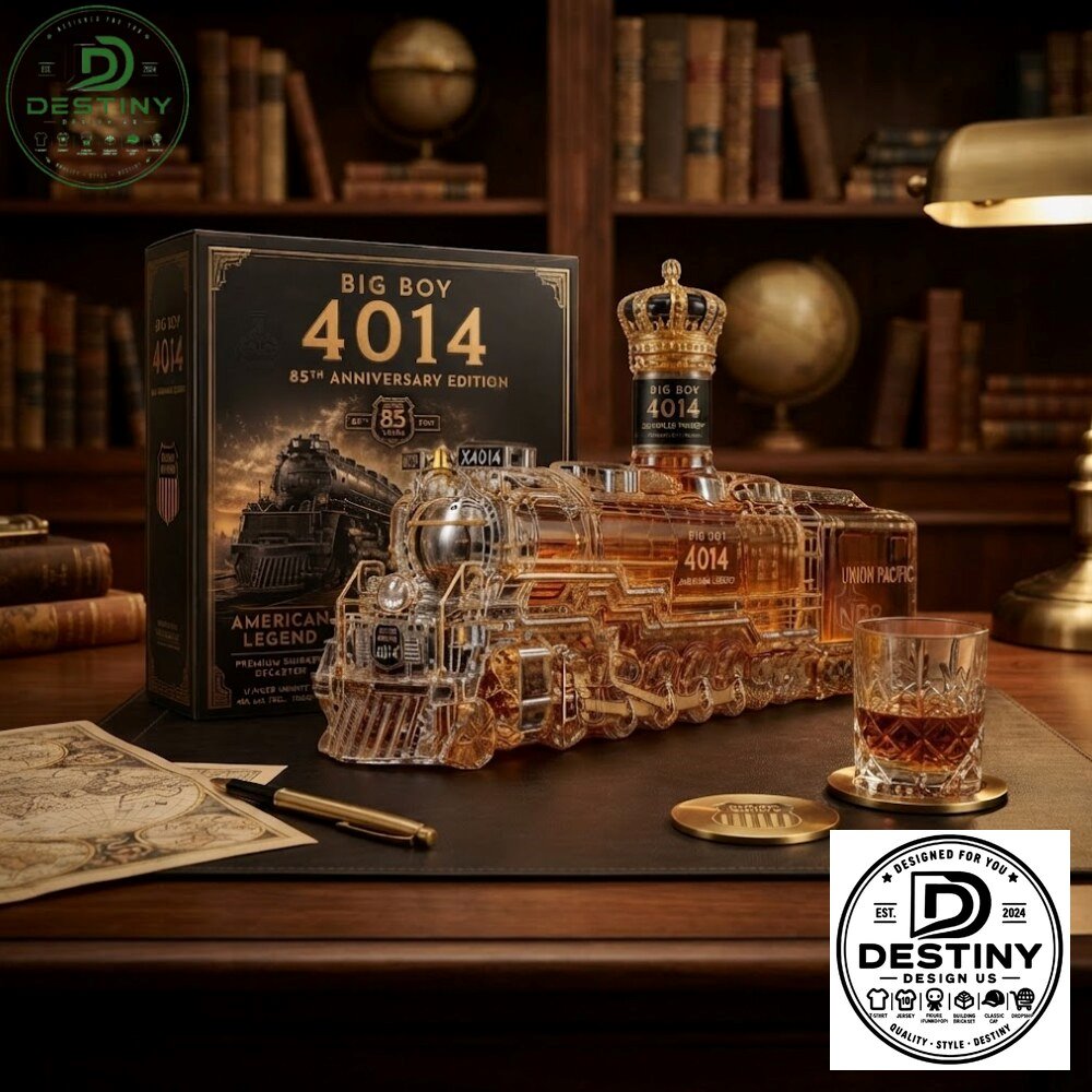 "2026 Collectibles: Unique Whiskey Decanter, Trendy Apparel, Plush Toys & More" 7 Big Boy 4014 85th Anniversary Locomotive Decanter Whiskey Bottle 2026