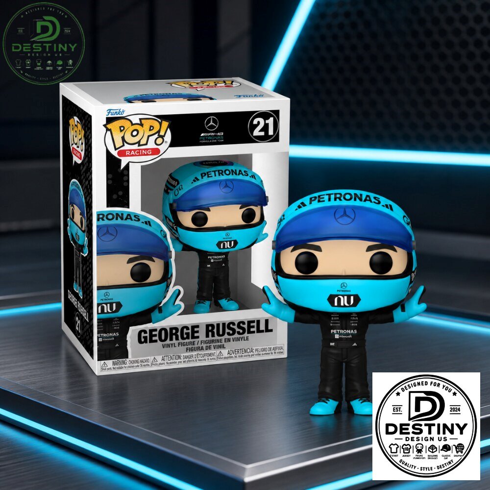 Funko Pop Racing Mercedes AMG Petronas George Russell Vinyl Figure 2026