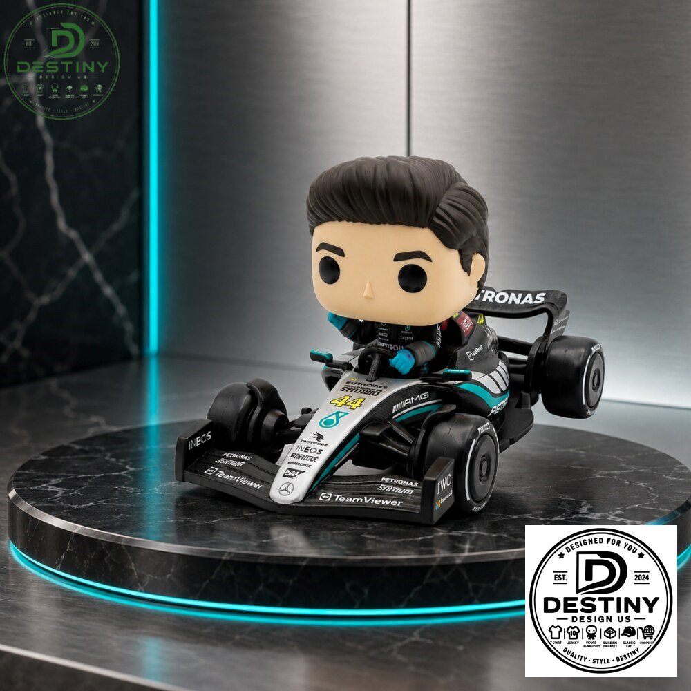 Funko Pop Racing Mercedes AMG Petronas Lewis Hamilton in F1 Car Vinyl Figure 2026