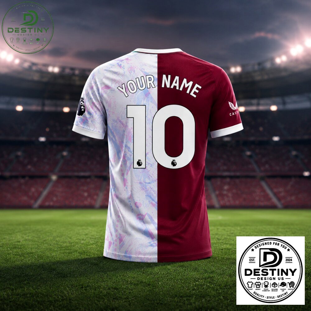 Aston Villa Split Design Claret and Soccer Jersey 2026 6 Aston Villa Split Design Claret and Soccer Jersey 2026