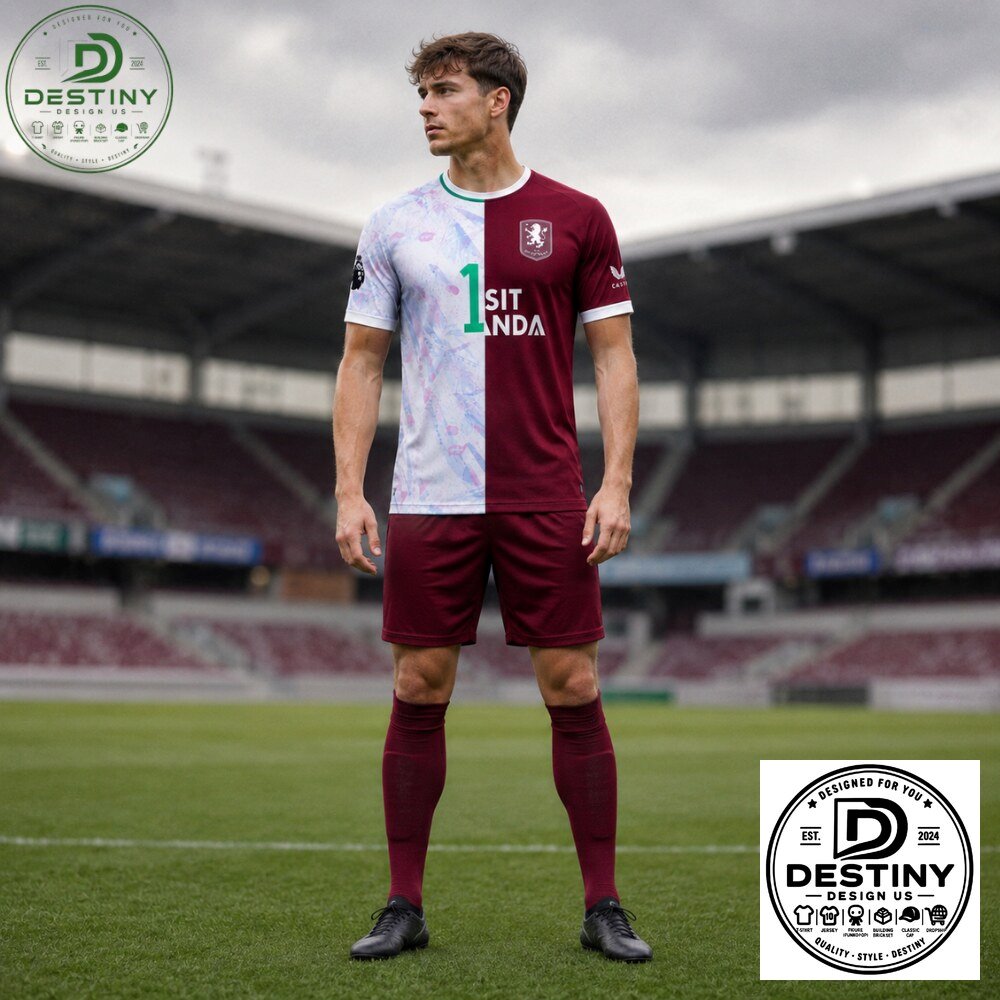 Aston Villa Split Design Claret and Soccer Jersey 2026 7 Aston Villa Split Design Claret and Soccer Jersey 2026