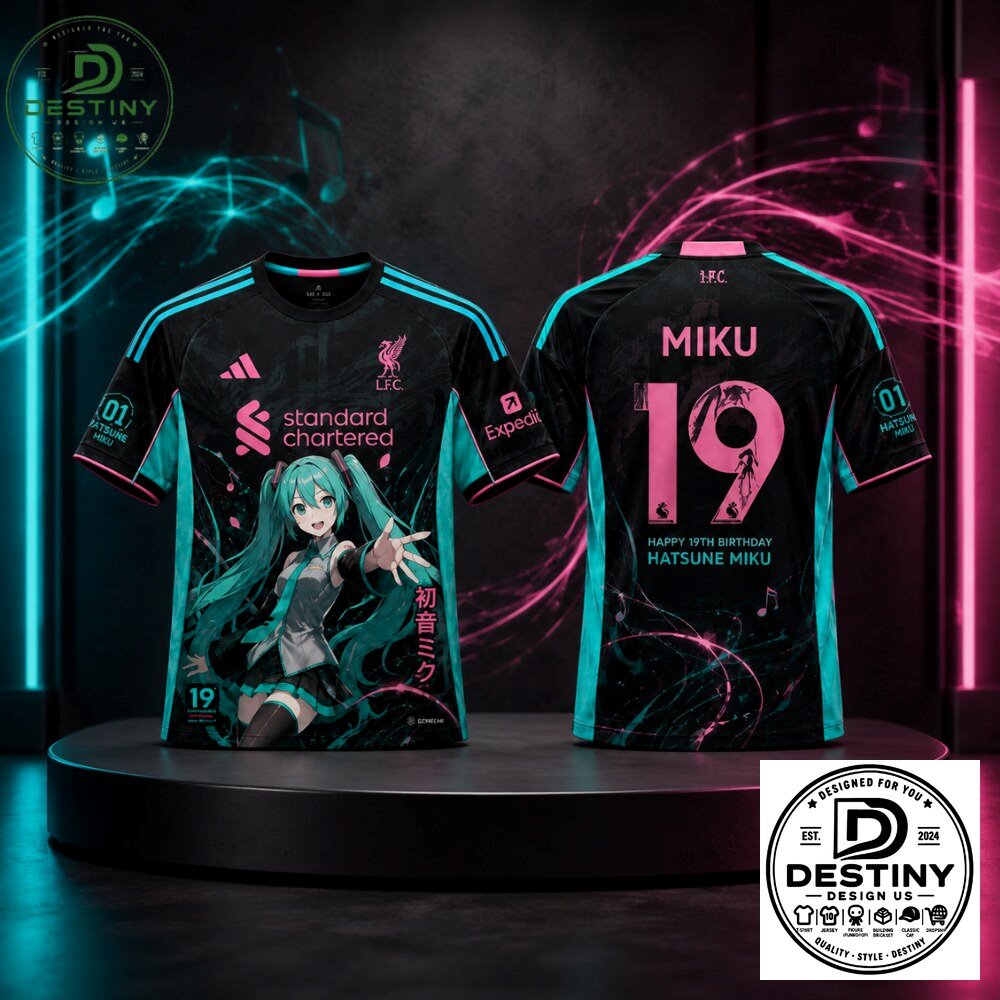 "Top 2026 Collectibles: Real Madrid, BTS, One Piece & More!" 44 Real Madrid x Hatsune Miku 19th Birthday Anniversary Soccer Jersey 2026