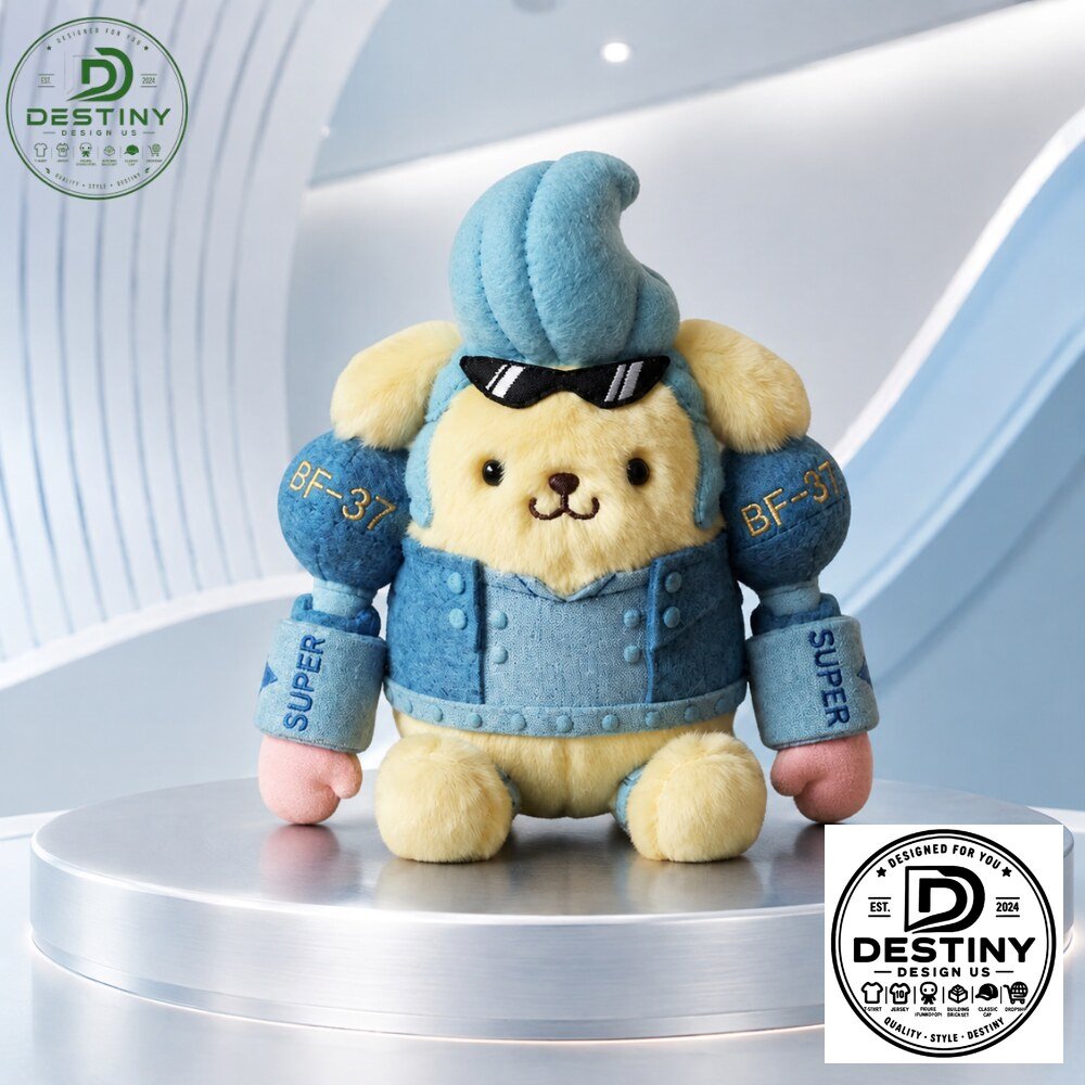 One Piece Pomponpurin x Franky Plush Toy 2026