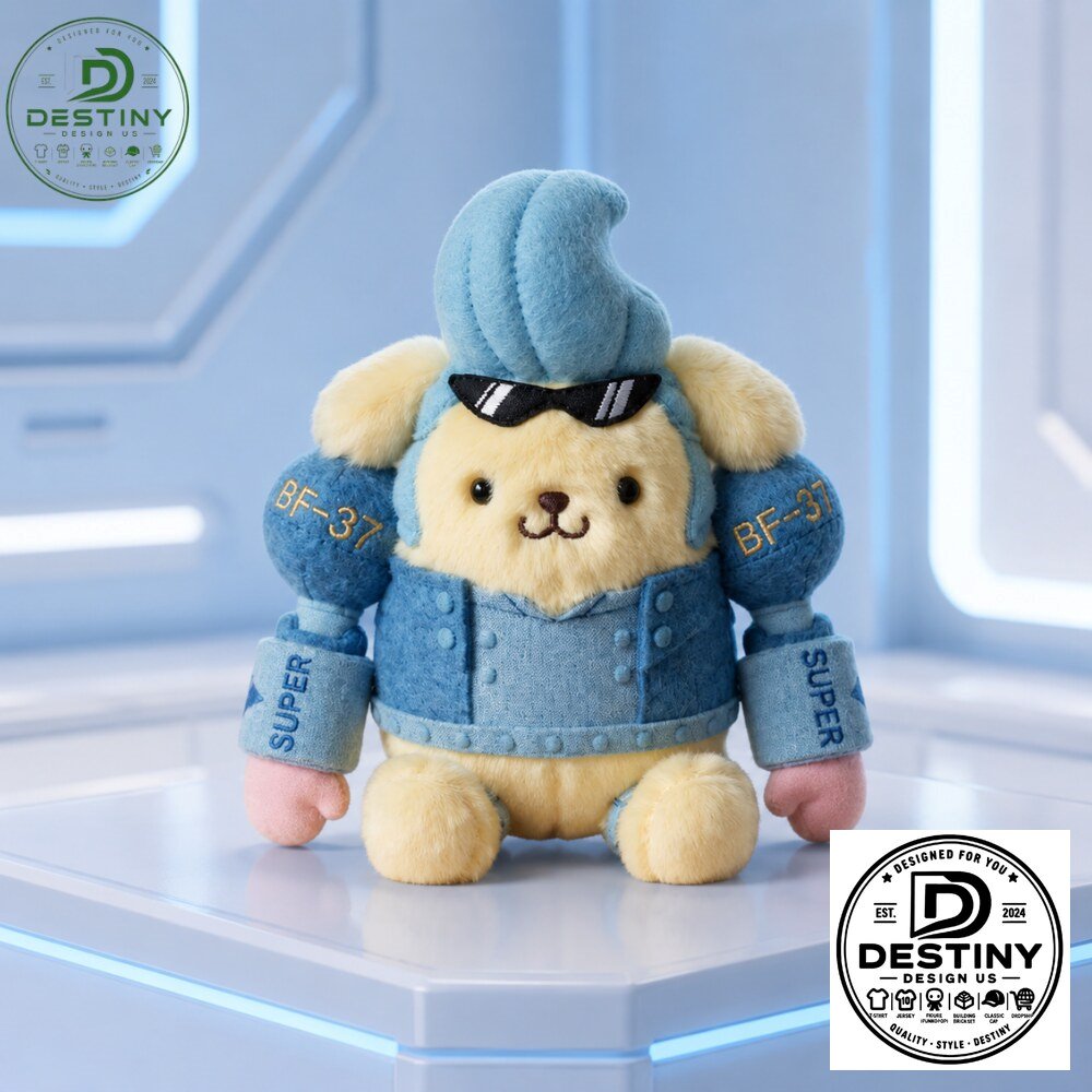 One Piece Pomponpurin x Franky Plush Toy 2026 3 One Piece Pomponpurin x Franky Plush Toy 2026