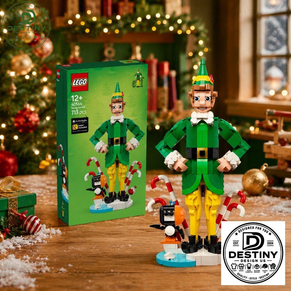 Elf Buddy the Elf and Penguin Building Brick Set 2026