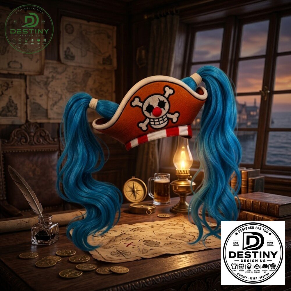 One Piece Buggy the Star Clown Cosplay Wig with Pirate Hat 2026 6 One Piece Buggy the Star Clown Cosplay Wig with Pirate Hat 2026