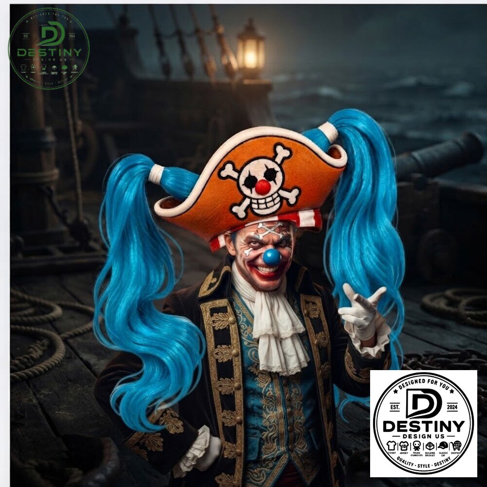 One Piece Buggy the Star Clown Cosplay Wig with Pirate Hat 2026 7 One Piece Buggy the Star Clown Cosplay Wig with Pirate Hat 2026