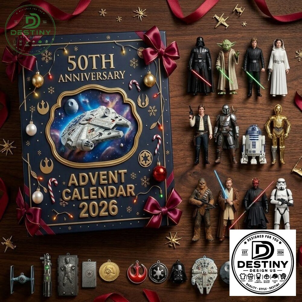 Star Wars 50th Anniversary Advent Calendar Action Figures Set 2026