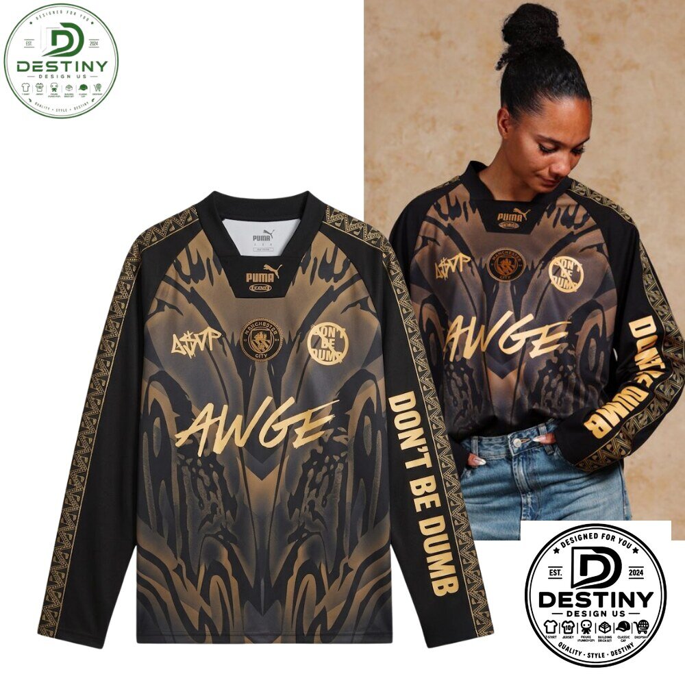 Puma Manchester City x AWGE Dont Be Dumb Long Sleeve Soccer Jersey 2026