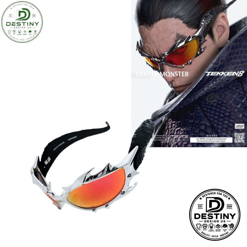 Gentle Monster x Tekken 8 Infernus Red Mirror Sunglasses 2026