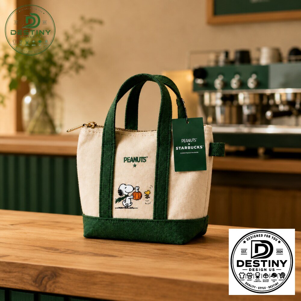 Starbucks x Peanuts Snoopy Canvas Tote Bag