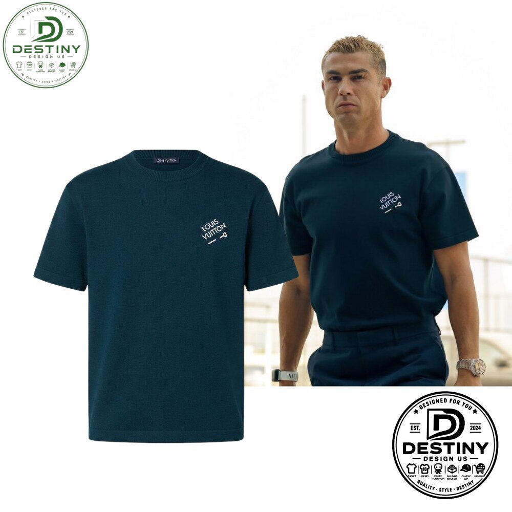 Louis Vuitton Minimalist Logo Crewneck T-Shirt 2026
