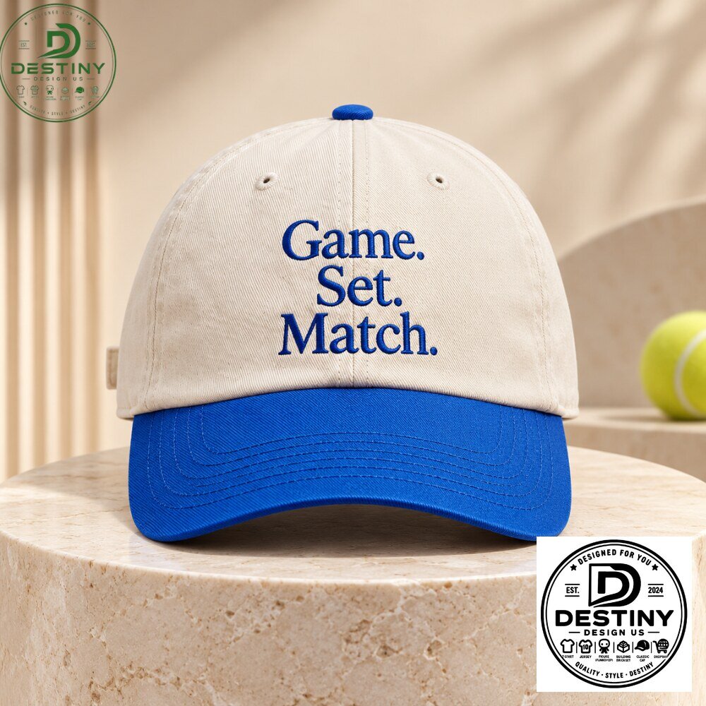 Game Set Match Tennis Dad Hat 2026