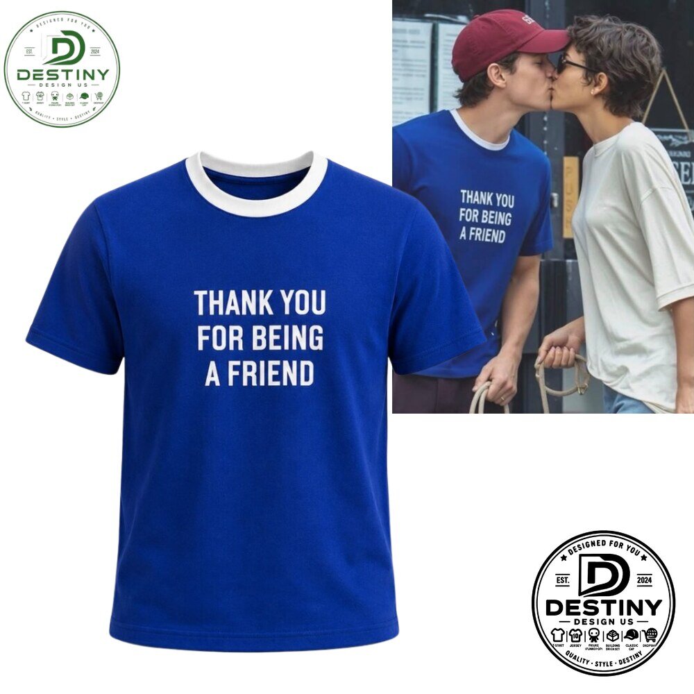 Thank You for Being a Friend Blue Rinker T-Shirt 2026