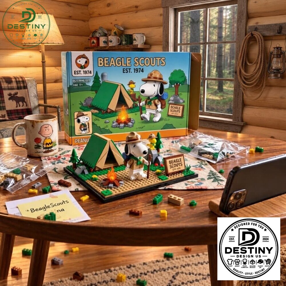 Peanuts Snoopy Beagle Scouts Camping Building Brick Set 2026 4 Peanuts Snoopy Beagle Scouts Camping Building Brick Set 2026