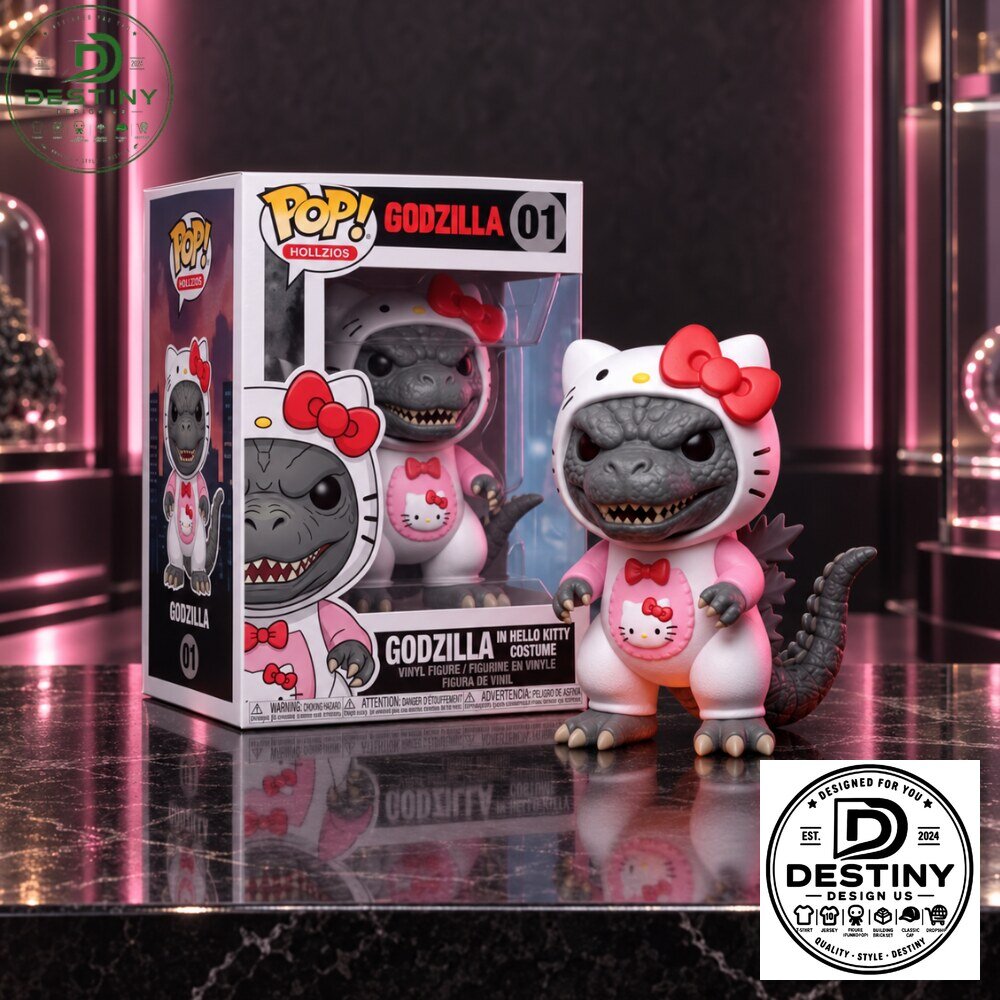 Godzilla in Hello Kitty Costume 01 Funko Pop Vinyl Figure 2026