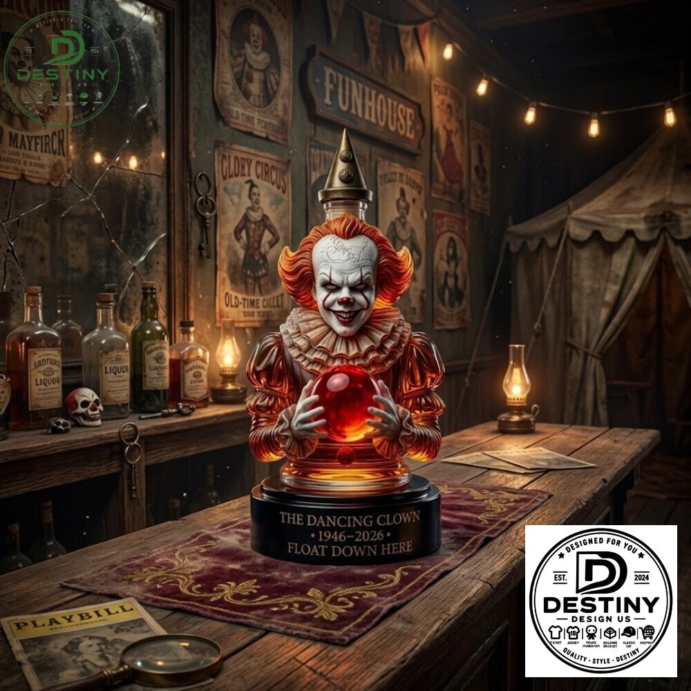 Pennywise The Dancing Clown Whiskey Bottle Decanter for Unique Decor