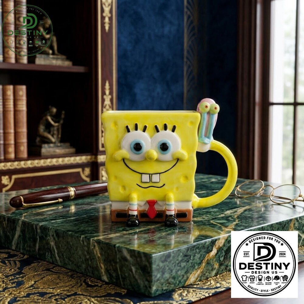 SpongeBob SquarePants and Gary Coffee Mug 2026