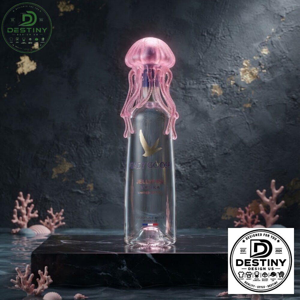 Grey Goose Jellyfish Limited Edition Vodka Bottle Decanter 2026 Grey Goose Jellyfish Limited Edition Vodka Decanter 2026 – image 3 of 4