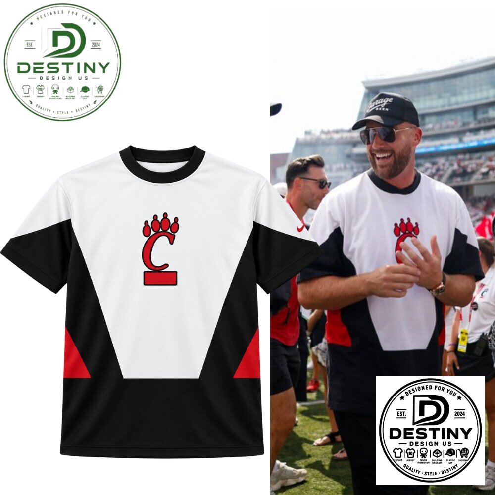 Jason Kelce Cincinnati Bearcats Block TShirt 2026