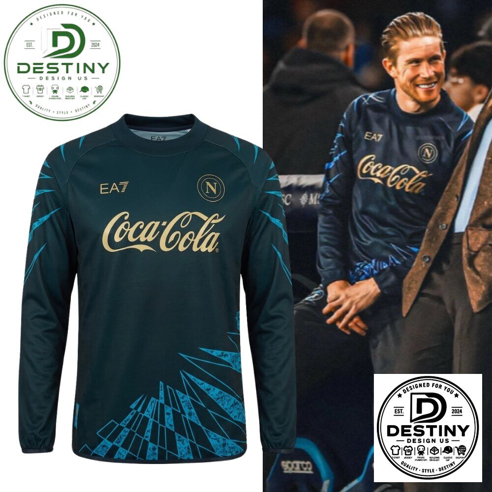 Napoli EA7 Coca-Cola Long Sleeve Training Jersey 2026