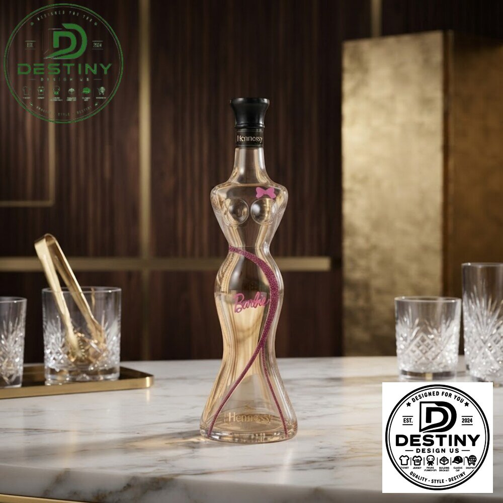 Hennessy x Barbie Female Silhouette Glass Liquor Decanter 2026