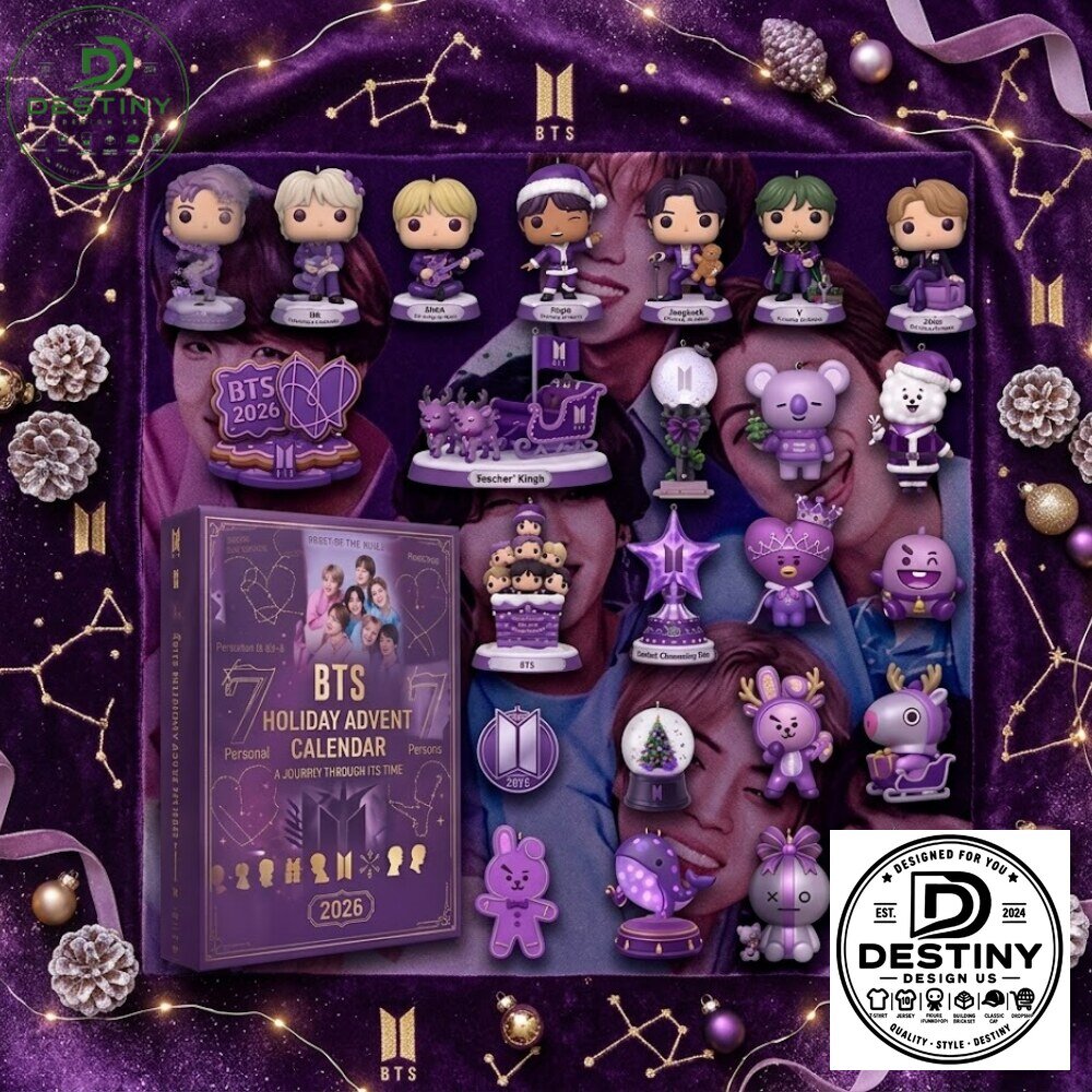 BTS Holiday Advent Calendar Journey Through BTS Eras 24-Day Christmas Box 2026