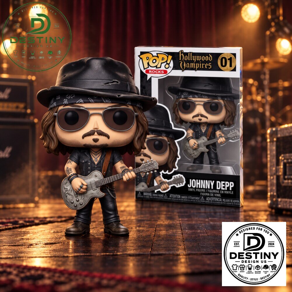 Funko Pop Rocks Hollywood Vampires Johnny Depp Vinyl Figure 2026