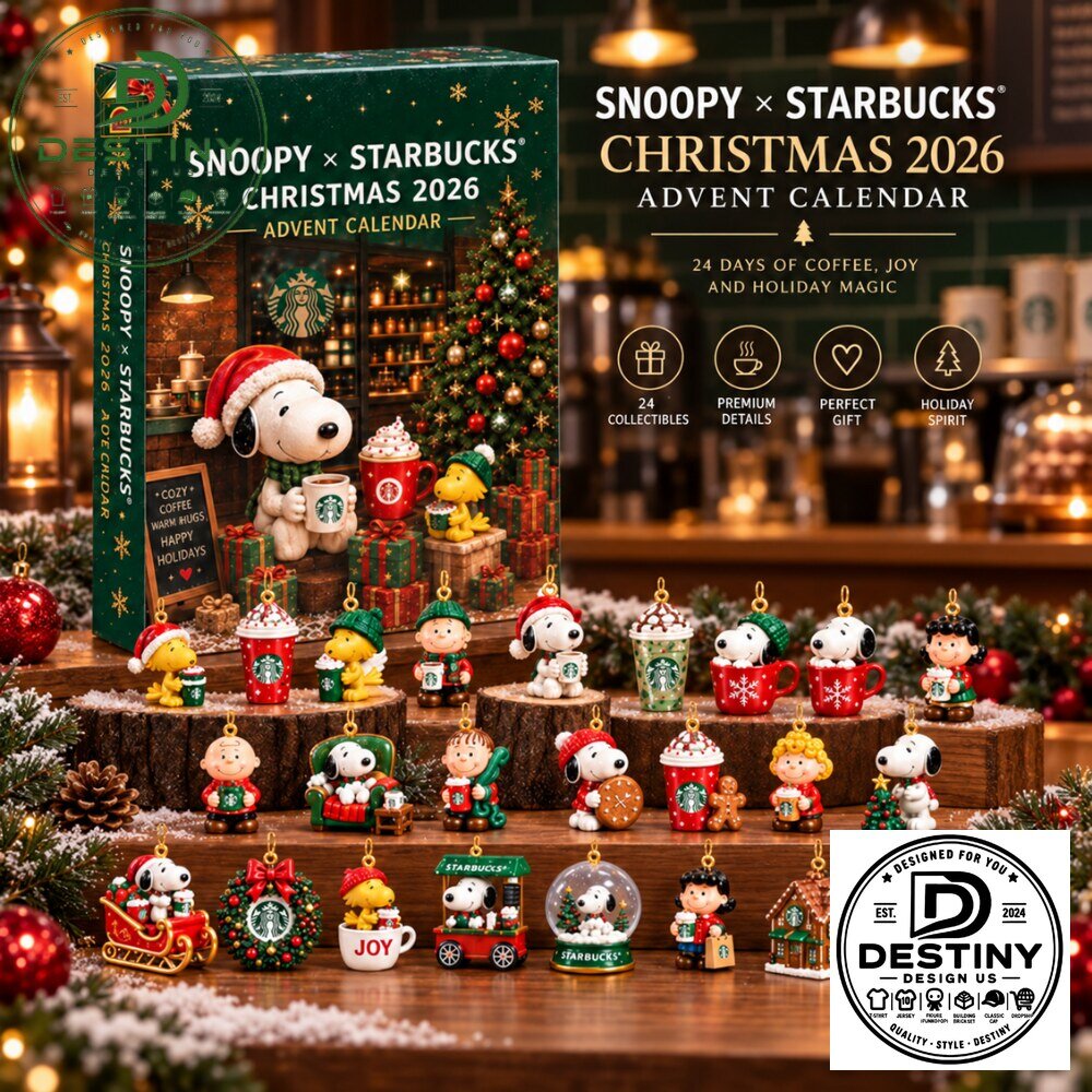 Snoopy x Starbucks Christmas Advent Calendar 2026 erfg