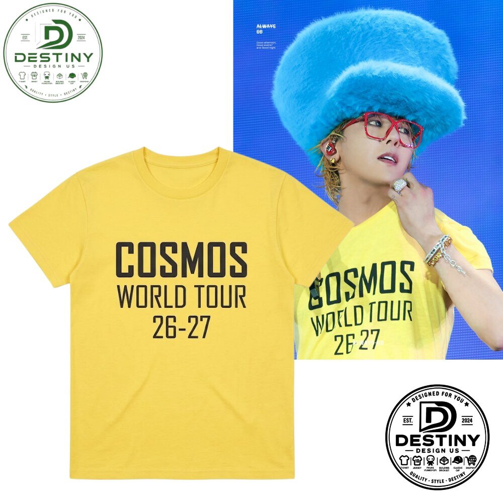 G-Dragon Cosmos World Tour 26-27 Yellow T-Shirt 2026