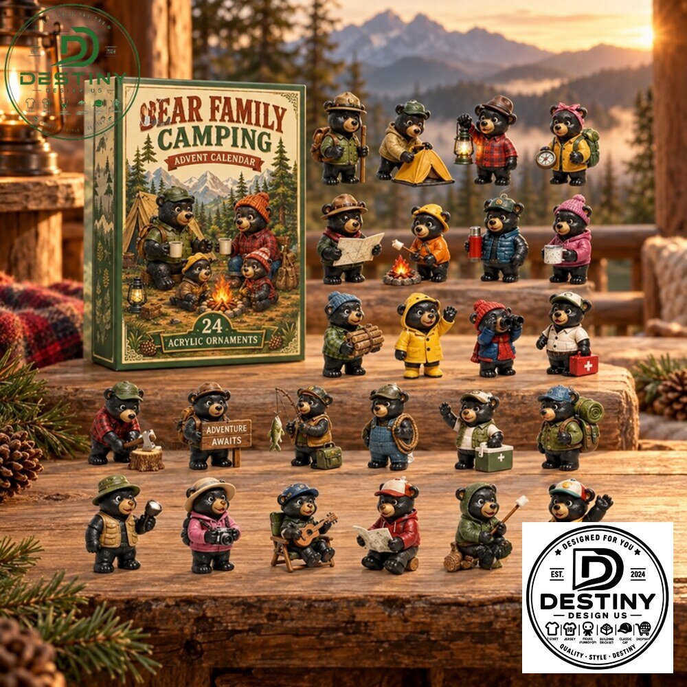 Bear Family Camping Advent Calendar 2026