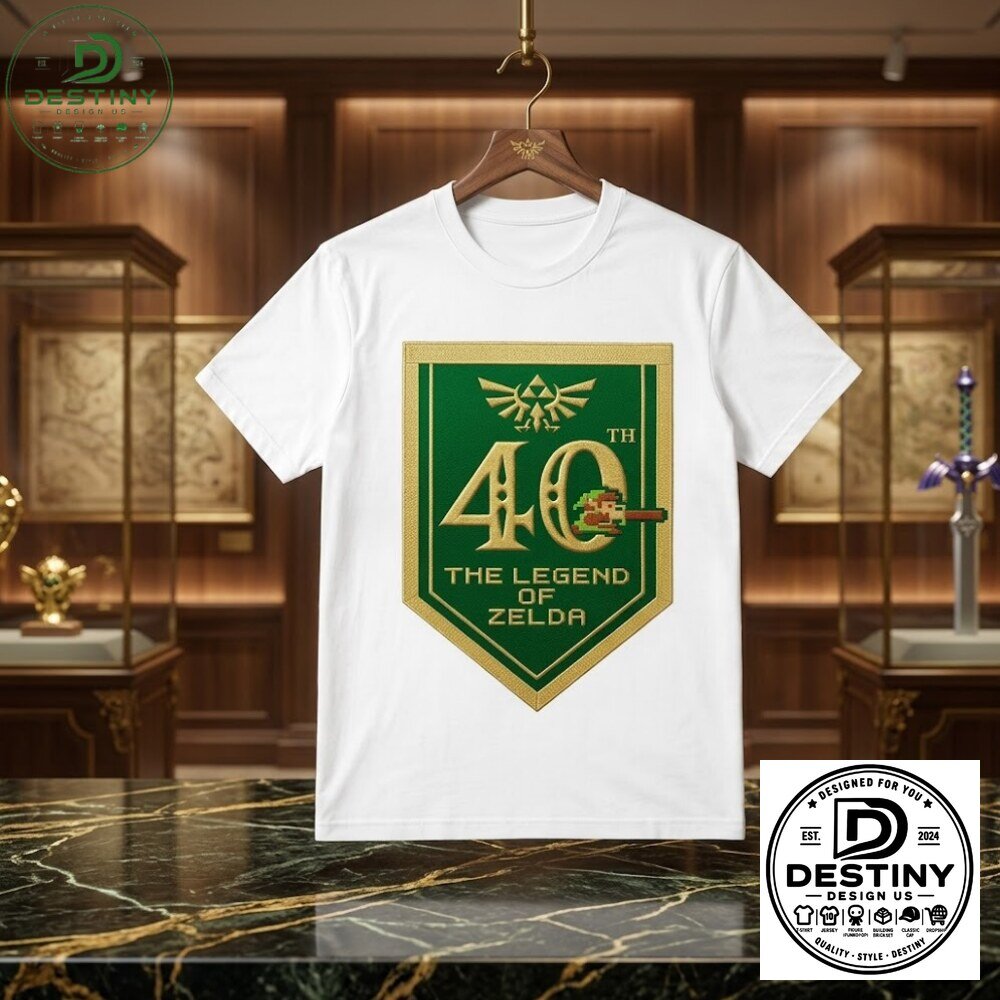 The Legend of Zelda 40th Anniversary White T-Shirt 2026