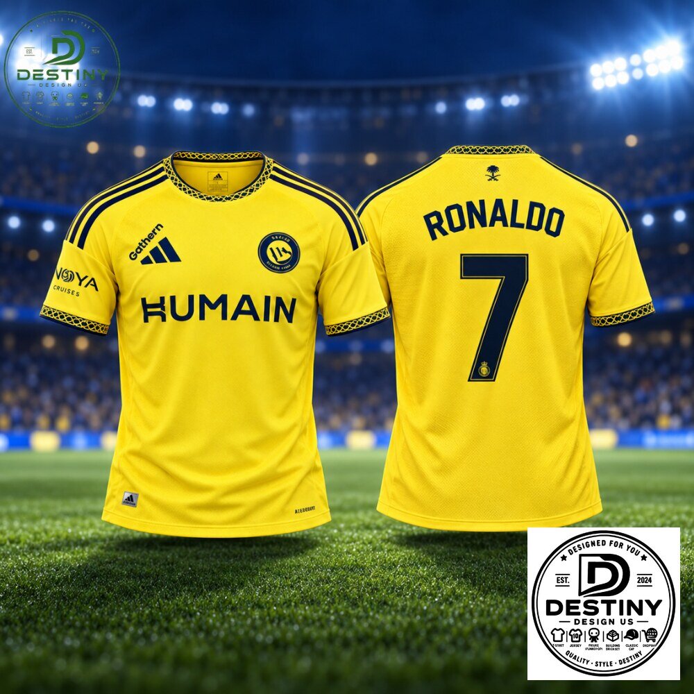 Cristiano Ronaldo x Al Nassr FC 26-27 Home Soccer Jersey 2026 4 Cristiano Ronaldo x Al Nassr FC 26-27 Home Soccer Jersey 2026