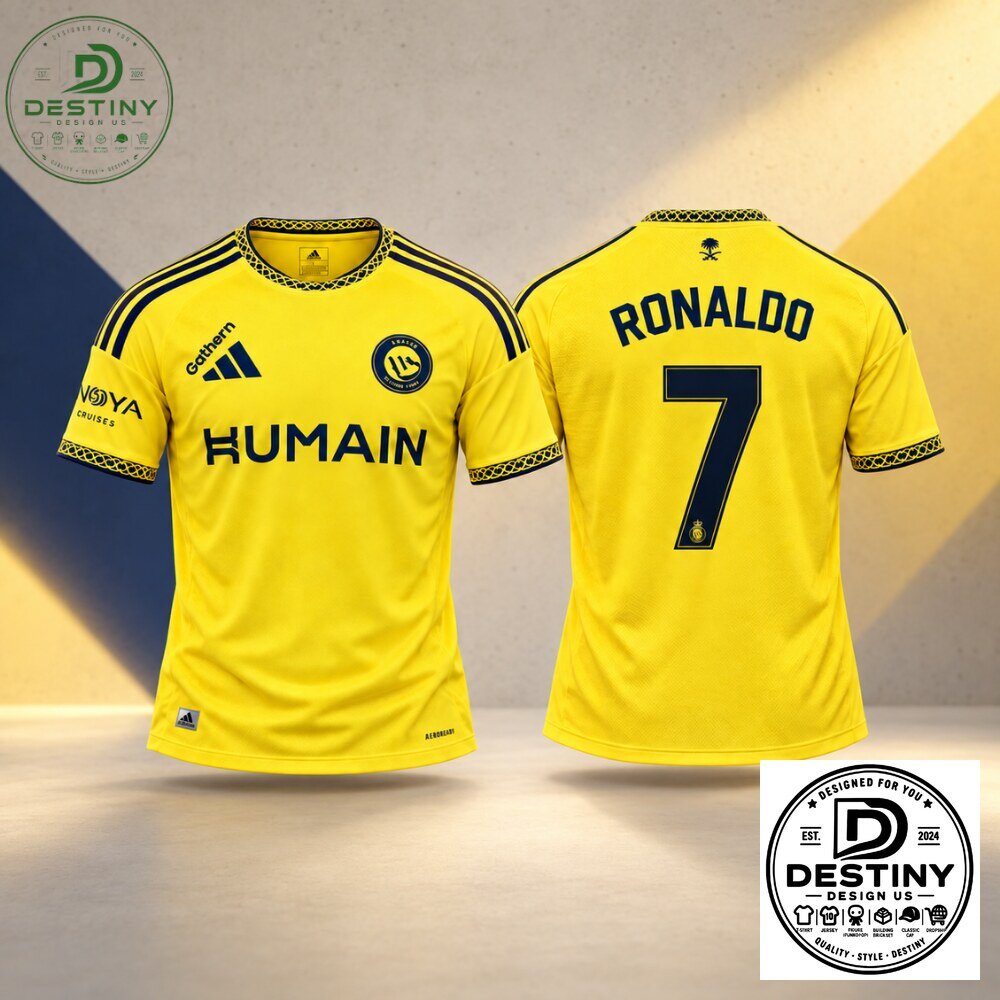 Cristiano Ronaldo x Al Nassr FC 26-27 Home Soccer Jersey 2026 5 Cristiano Ronaldo x Al Nassr FC 26-27 Home Soccer Jersey 2026