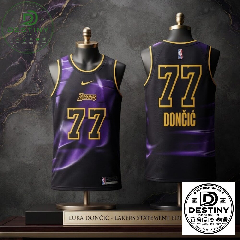 Los Angeles Lakers Doncic 77 Specter Basketball Jersey 2026
